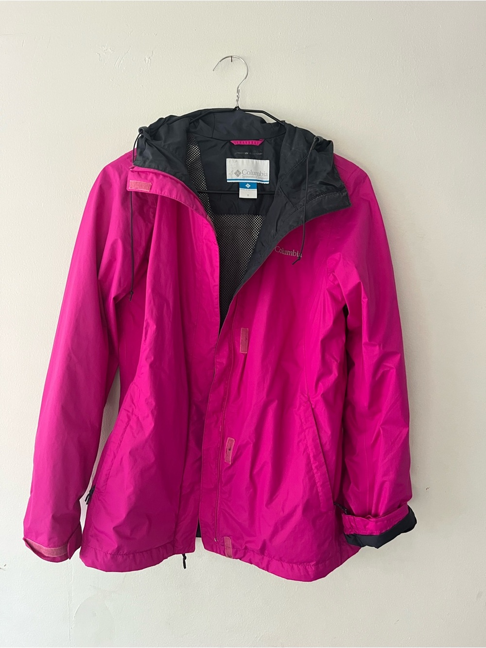 Columbia Waterproof Pink Hooded Jacket